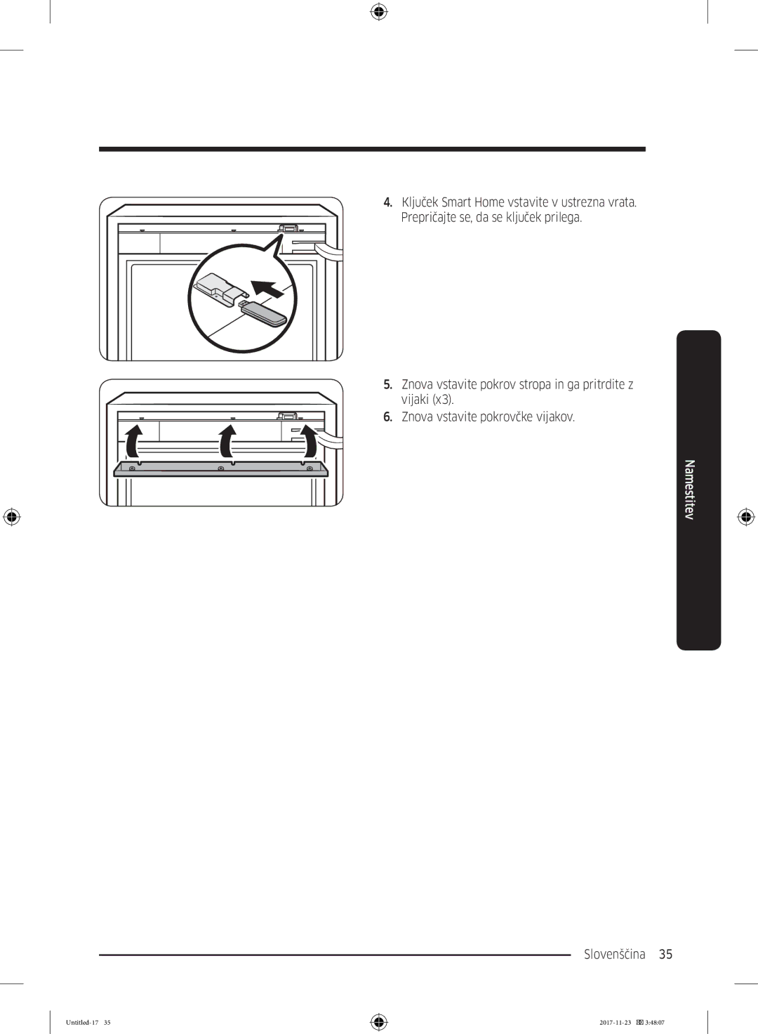 Samsung BRB260176WW/EF, BRB260130WW/EF, BRB260034WW/EF, BRB260030WW/EF, BRB260131WW/EF manual Slovenščina  